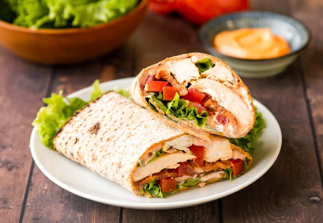 Tufani Crunchy Fried Chicken Wrap